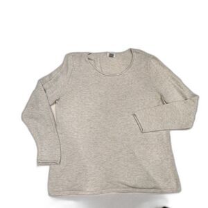 Old Navy Rollneck Sweater Cream Gray Size XL